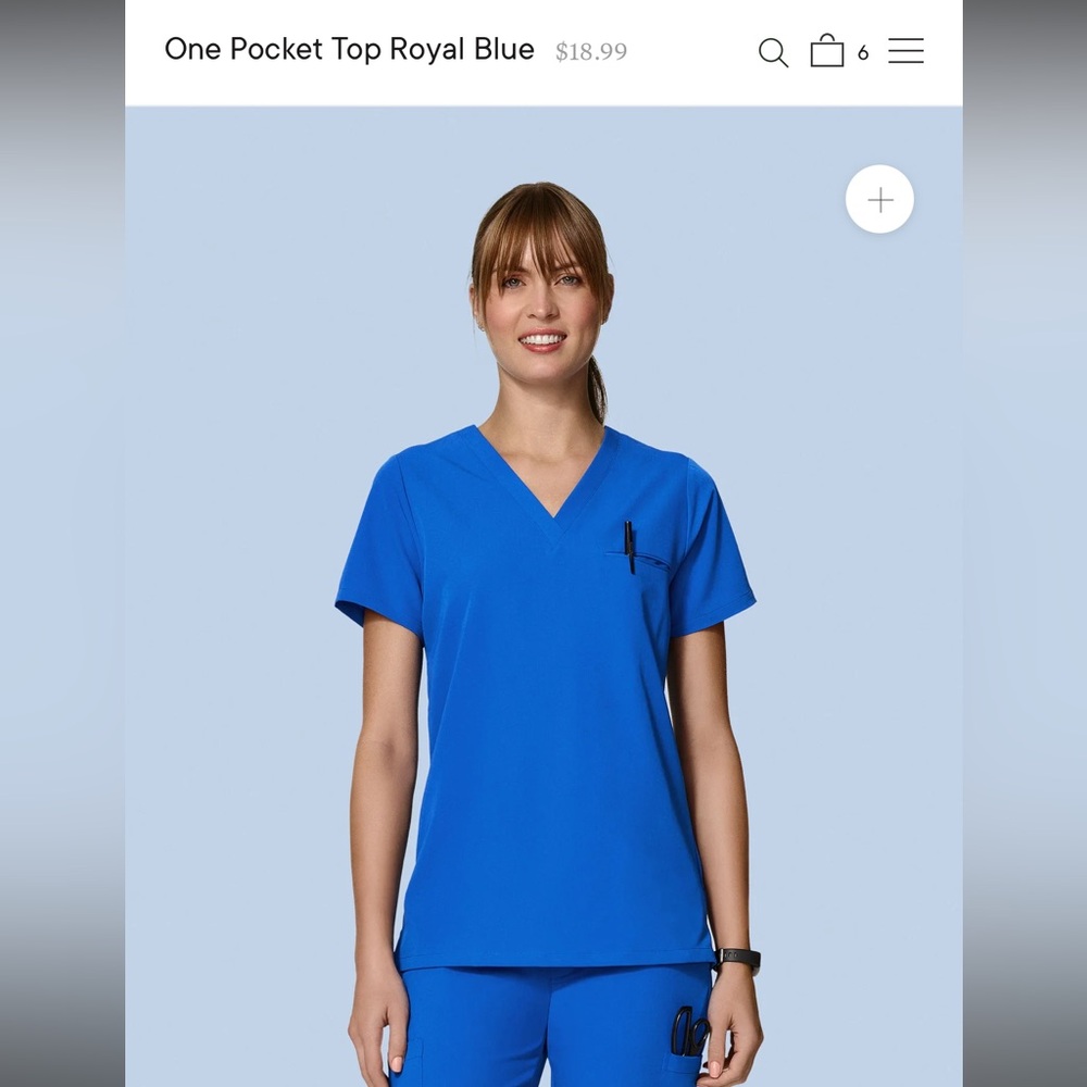 Mandala Scrub Set Royal Blue